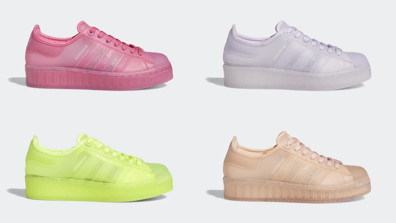 半透明球鞋推薦:adidas Originals SUPERSTAR JELLY,NT$4,290