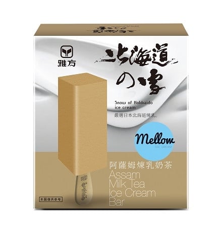 全聯冰品推薦:雅方北海道之雪雪糕-阿薩姆煉乳奶茶NT. 95 全聯優惠價NT.67