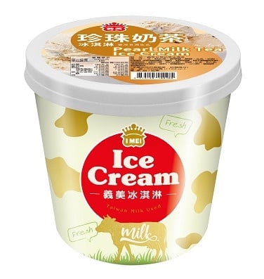 全聯冰品推薦:義美珍珠奶茶冰淇淋 NT. 108 全聯優惠價NT.105