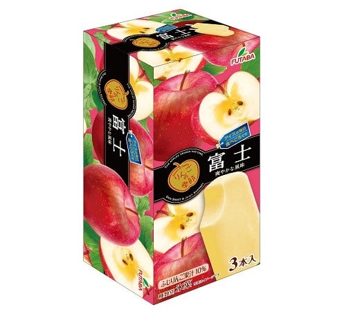 全聯冰品推薦:FUTABA富士蘋果雪糕 NT.117 全聯優惠價NT.115