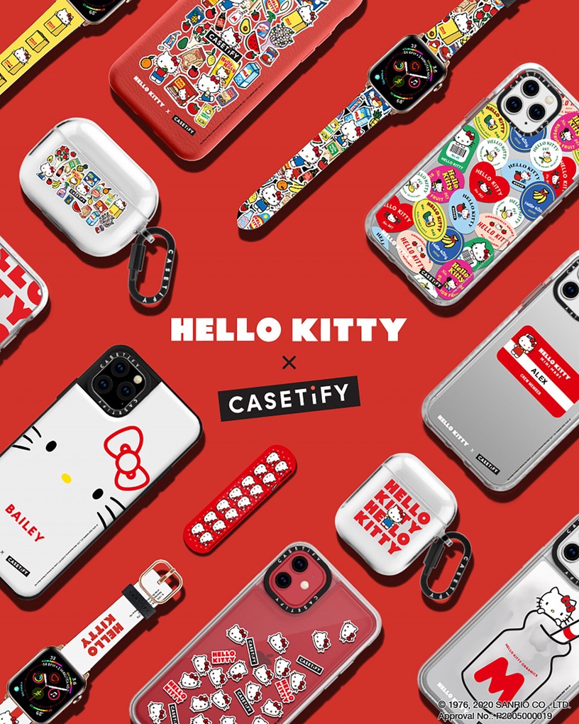少女心噴發!Hello Kitty X CASETiFY聯名系列,多款手機殼、AirPods保護套Kitty迷必收