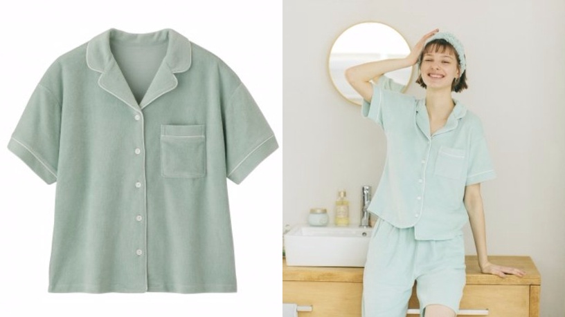 日本GU x SABON「薄荷睡衣組」上市,舒服沁涼觸感超療癒!SABON薄荷潔面膏也登場~