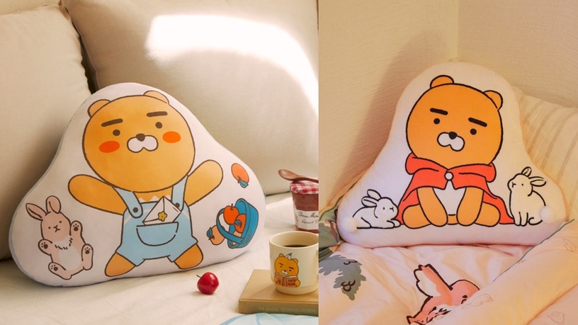KAKAO FRIENDS萊恩到森林旅行!萊恩與小白兔好朋友,一起摘蘋果吧~