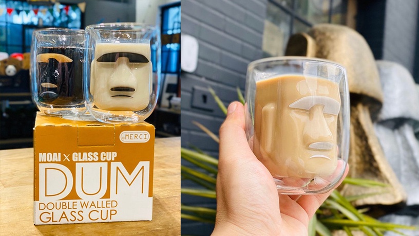 MERCI Design摩艾立體雙層玻璃杯/售價 NT$660;特惠價 NT$459