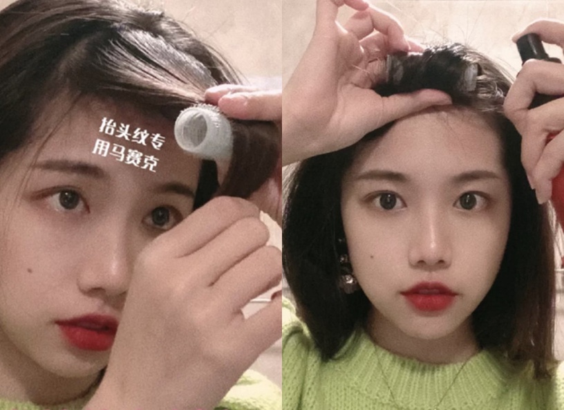 髮型師細軟法吹整Tips 1:蓬鬆噴霧噴髮根
