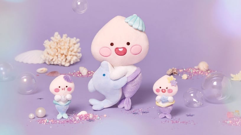 超熱門的Kakao Friends又推出新系列「人魚公主」