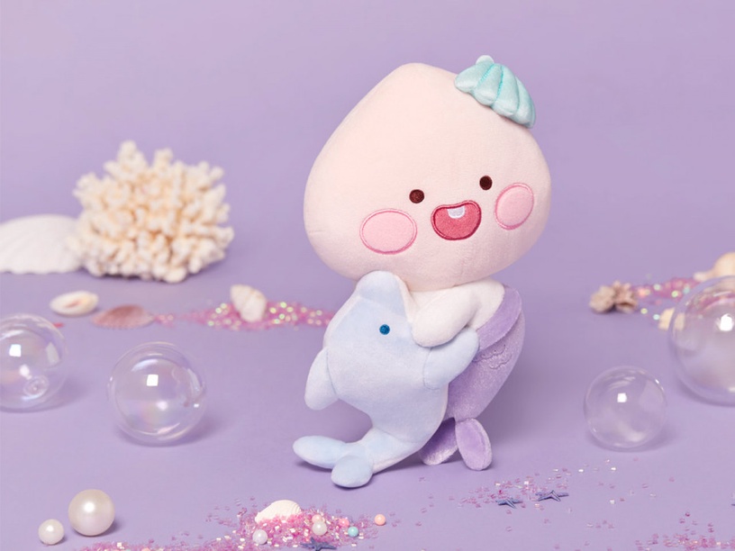 Kakao Friends 人魚公主系列 Apeach絨毛玩偶
