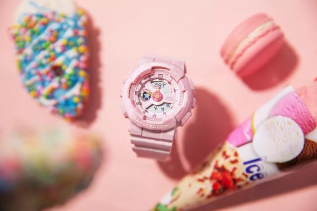 CASIO X 哈根達斯「BABY-G 甜蜜寶貝手錶」上市,薄荷綠、草莓粉,最夢幻冰淇淋色!