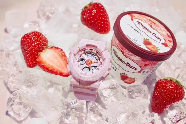 CASIO X 哈根達斯「BABY-G 甜蜜寶貝手錶」上市,薄荷綠、草莓粉,最夢幻冰淇淋色!