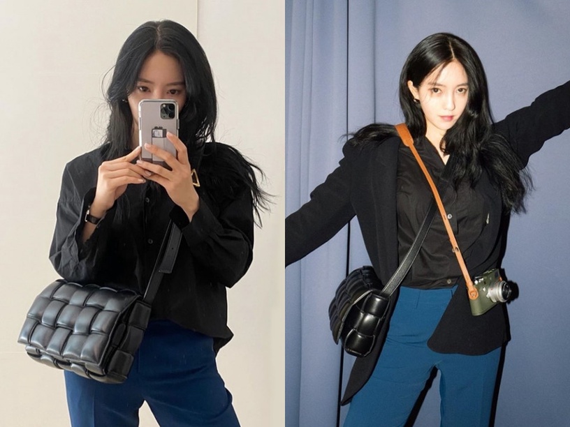 孝敏私服:Bottega Veneta Padded Cassette Bag
