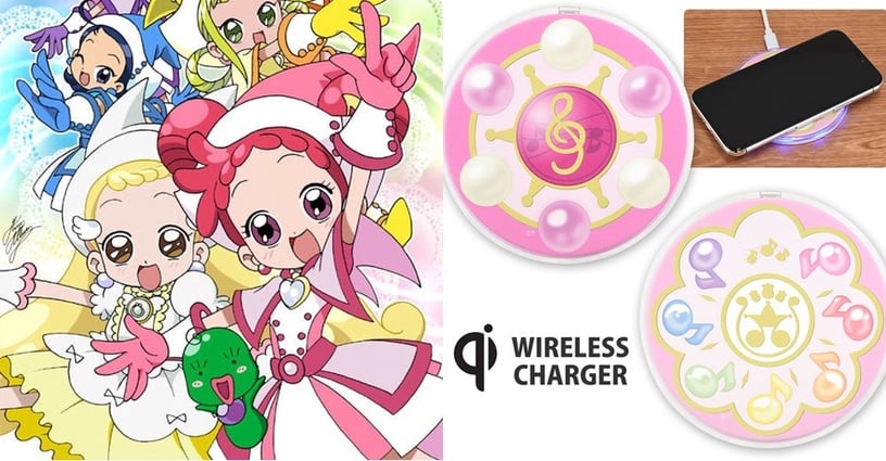 用魔法充電!小魔女DoReMi變身器「無線充電盤」,充電時還會亮起燈光太夢幻~