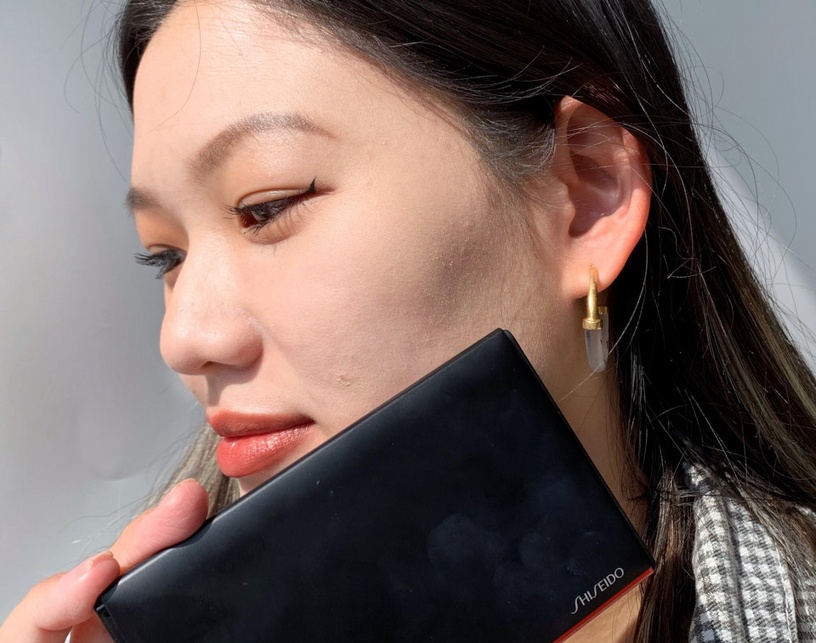 專櫃控油粉餅推薦1:Shiseido 資生堂 超進化持久粉餅 實測妝效