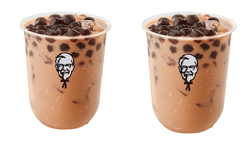KFC肯德基也賣珍奶!肯德基「ㄎㄎ珍珠奶茶」即將開賣