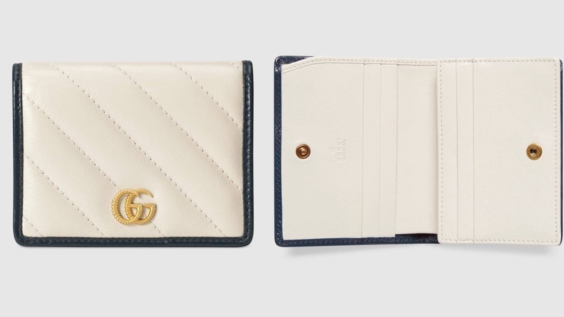 GUCCI GG Marmont 推出「奶油白 x 海軍藍」新配色,竹節手把+流蘇 ,夏日復古小清新