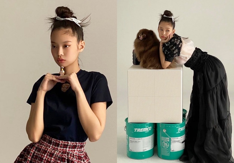 Jennie包包頭