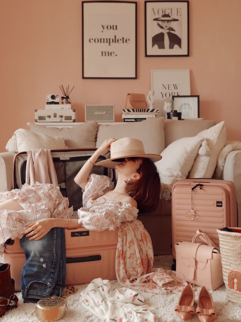 日系行李箱潮牌LOJEL在2020推出女性限定色「粉嫩玫」登機箱