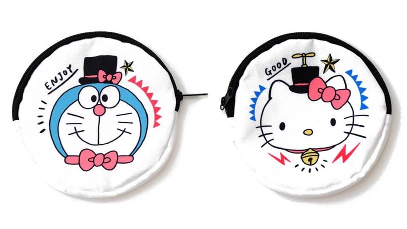 「哆啦A夢&Hello Kitty系列」可愛登場,超Q鈴鐺、任意門造型零錢包,吸睛療癒必收!