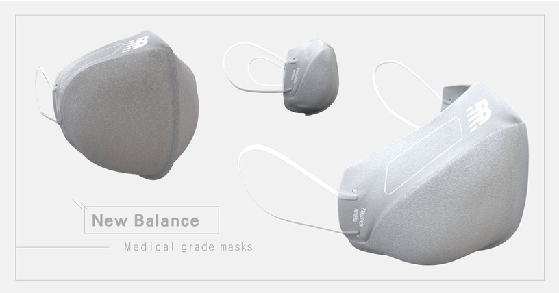 全新三層式醫療用等級口罩「NB Face Mask V3」,是與當地醫療研究單位共同研發的。口罩結構分層三層,並由聚酯/ TPU,絨面聚酯纖維織物,聚氨酯過濾泡沫和尼龍經編編織物組成,面料透氣,阻絕病毒的能力卻不在話下,使人相當安心。