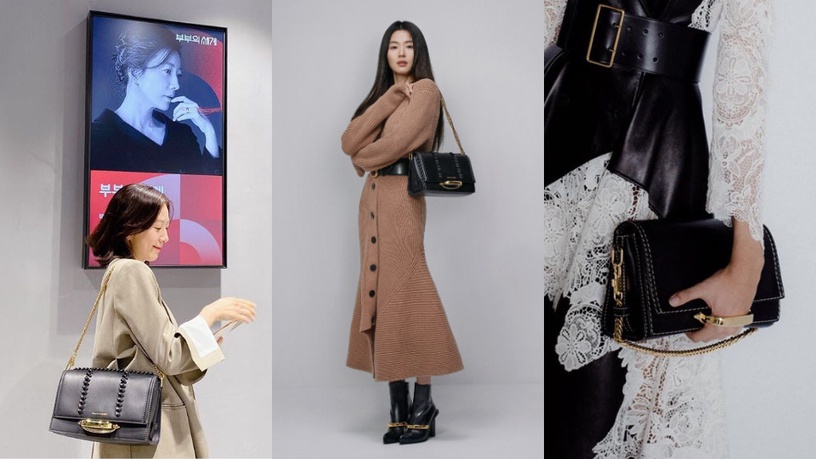 2020 話題「黑包」推薦 #全智賢、金喜愛同款 Alexander McQUEEN Story肩背包