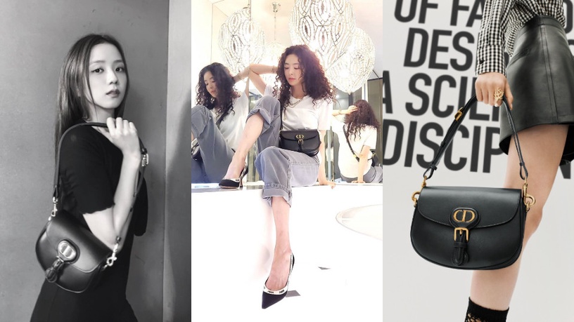 2020 話題「黑包」推薦 #BLACKPINK JISOO、李多熙同款 Dior Bobby肩背包