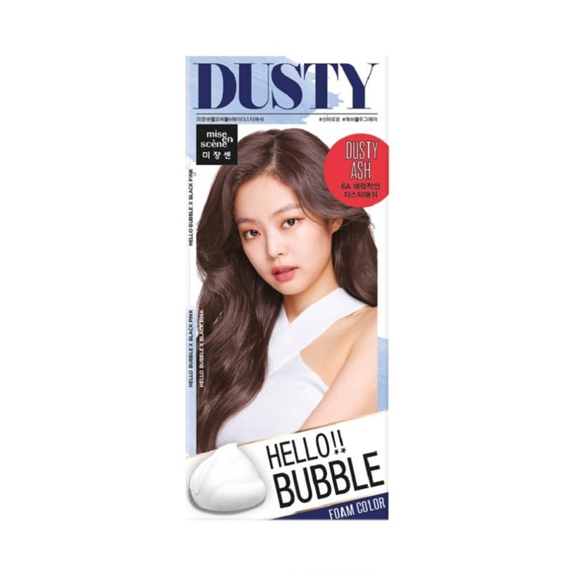 染髮劑推薦2:魅尚萱 HELLO BUBBLE泡沫染髮劑6A(#煙灰) 100g,NT.420