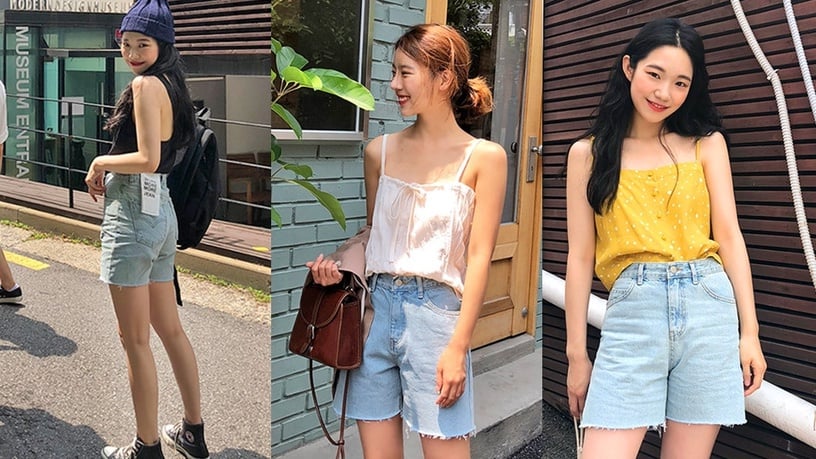 夏天最強顯瘦穿搭!4種「韓系五分褲穿搭」組合,不僅能遮臀還可通殺蜜大腿、蘿蔔腿
