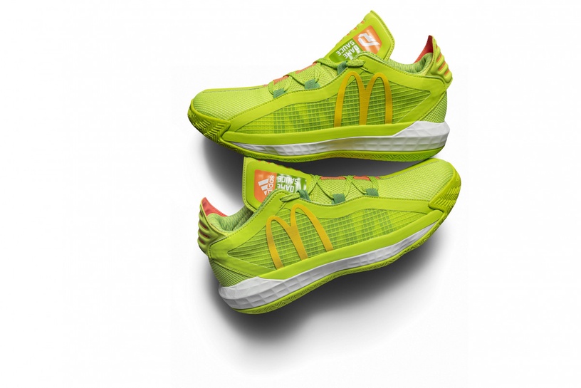 腳踩糖醋醬!adidas Dame6 x 麥當勞推出「糖醋醬」配色鞋款,即日起台灣買得到!