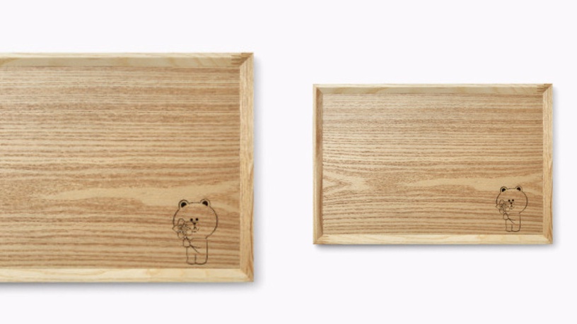 LINE FRIENDS x 光州陶瓷餐具古典登場!淺藍水墨畫熊大碰上傳統白瓷,意外超有質感~