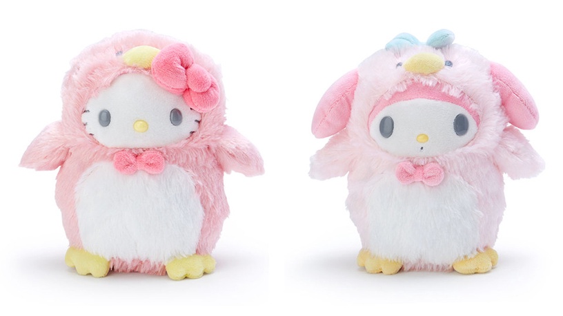 三麗鷗「企鵝系列」呆萌登場,Hello Kitty、美樂蒂、布丁狗化身小企鵝,毛茸茸超療癒
