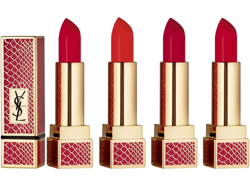YSL「狂野紅唇」系列超美!限定蛇紋外殼超高級、紅唇飽和顯白,2020精品級秋妝必收