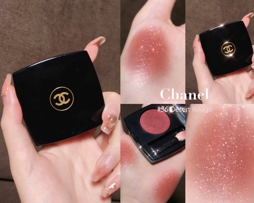 粉棕色眼影推薦4:Chanel 香奈兒單色恆彩眼影(#36 DÉSERT ROUGE) 2.2g,NT.1270