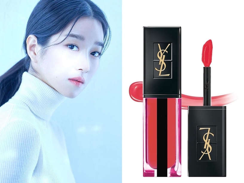 徐睿知唇膏7:YSL 奢華緞面水光染唇釉 #609 水波珊情,NT1,300