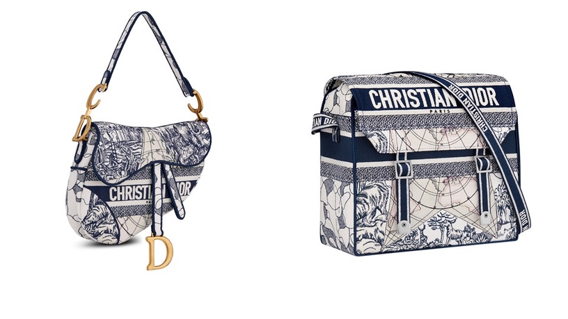 Dior 2020早秋推出「藝術圖騰」系列,經典緹花Book Tote、馬鞍包,通通換上亮眼新衣~