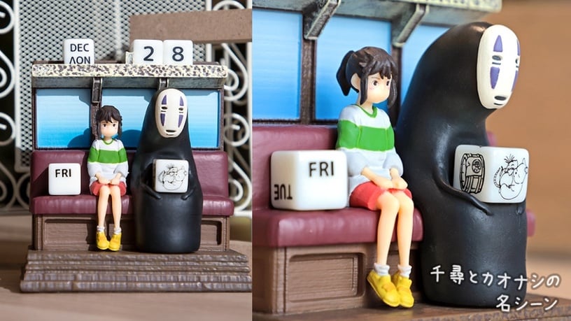 吉卜力電影場景經典重現!龍貓、神隱少女、魔女宅急便「永久日曆」,陪你度過每一天!
