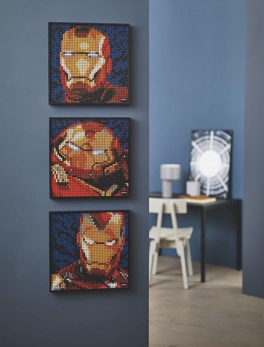 樂高「LEGO ART」系列登場!用樂高拼出鋼鐵人、瑪麗蓮夢露,還有超狂「3+1」拼法!
