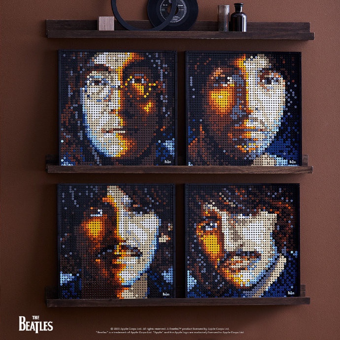 樂高「LEGO ART」系列登場!用樂高拼出鋼鐵人、瑪麗蓮夢露,還有超狂「3+1」拼法!