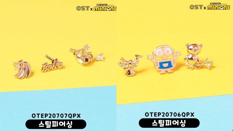 韓國飾品「OSTX小小兵」聯名上市!玫瑰金手錶、Airpods保護殼,小小兵粉絲必收!