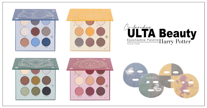 ULTA Beauty×哈利波特聯名彩妝上市!學院眼影盤、變色沐浴球,還有超獵奇魁地奇面膜!