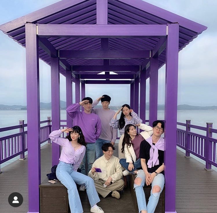 韓國熱門打卡景點「Purple island」