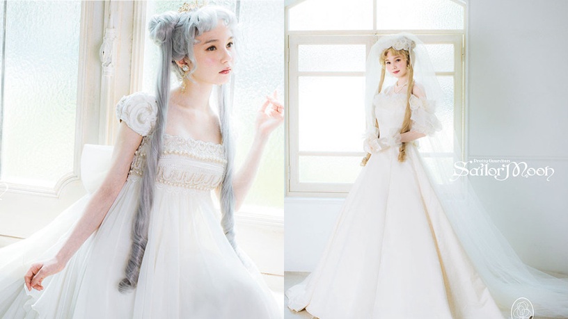 日本推出《美少女戰士》婚紗,水手服造型超仙!