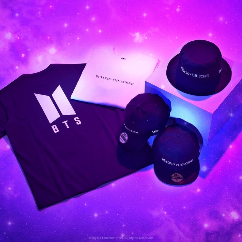 New Era×「BTS防彈少年團」重磅聯名!炫紫星空、粉嫩盛夏雙風格新品,A.R.M.Y們必收!