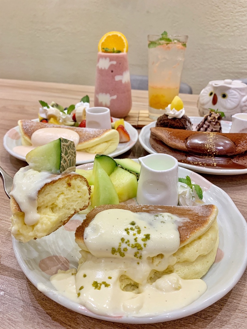屋莎鬆餅屋推「阿露斯哈密瓜雲の鬆餅」