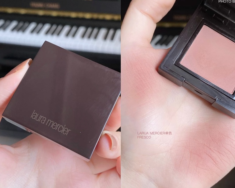 冷門打底色眼影推薦2:Laura Mercier 霓采眼影-霧面 2.6g(#FRESCO),NT.1000