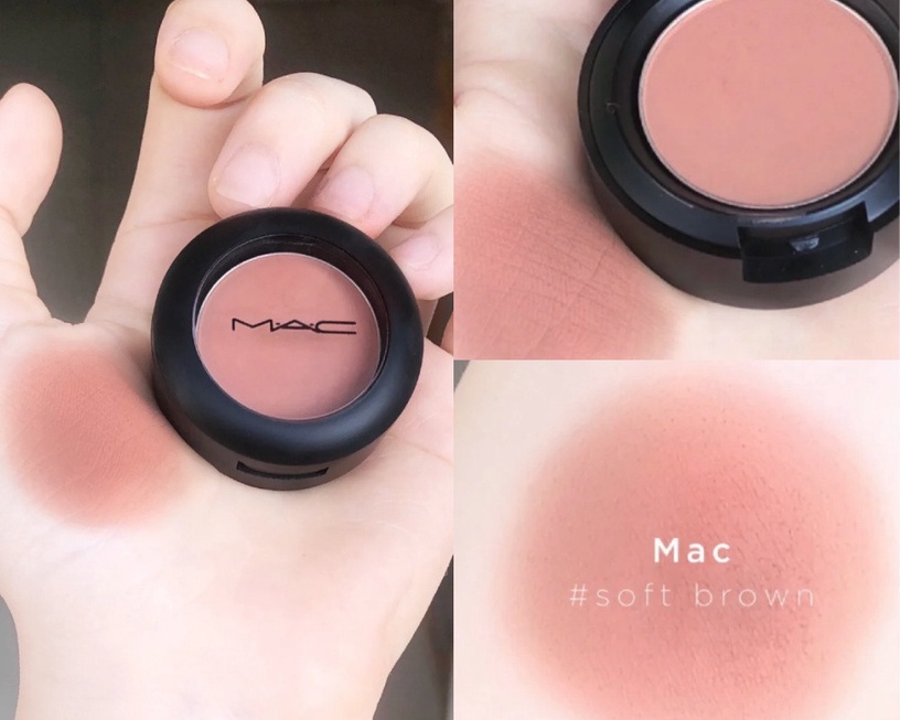 冷門打底色眼影推薦3:MAC 時尚焦點小眼影(#SOFT BROWN),NT.750