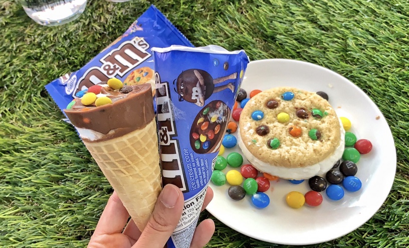 全家便利商店推「M&M'S冰淇淋餅乾」、「M&M'S冰淇淋甜筒」