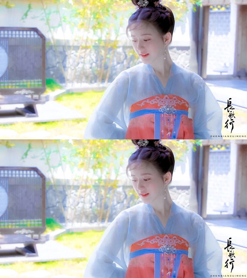 古裝劇「唐宮美人」1:趙露思 飾演《長歌行》李樂嫣