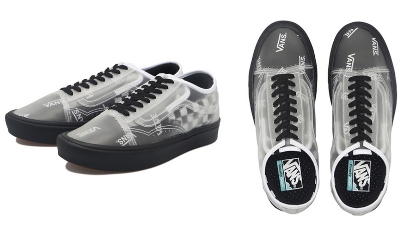 VANS透明鞋Comfycush Slip-Skool 推出三款全新配色,半透明棋格設計,街頭時尚必備!