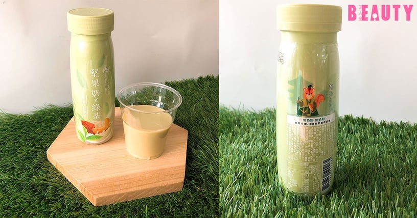 堅果佐味們堅果奶X綠茶