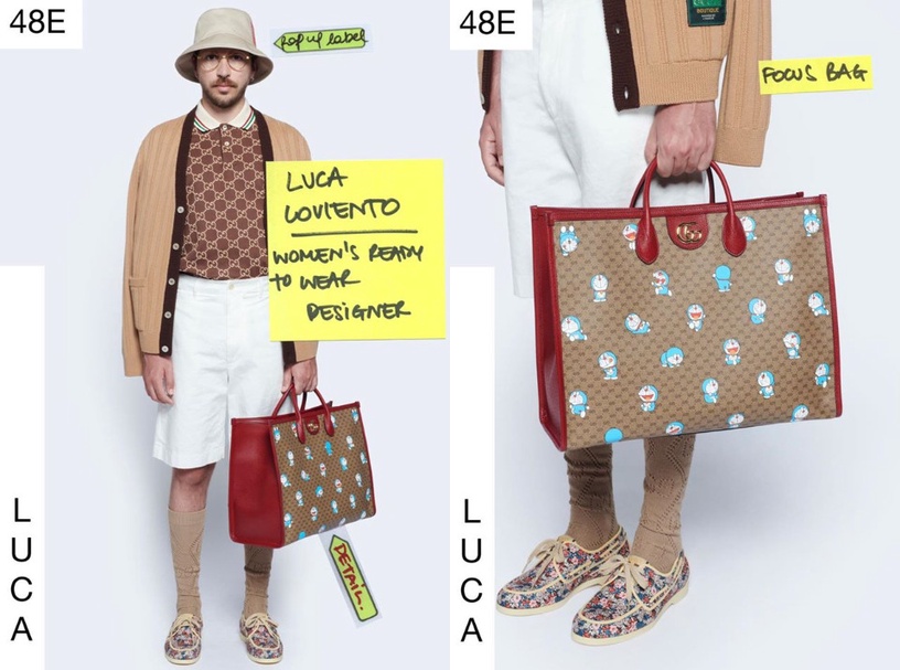 GUCCI 「哆啦a夢印花包」驚喜登場!哆啦a夢 x GUCCI 經典雙G印花,濃濃復古懷舊風情!