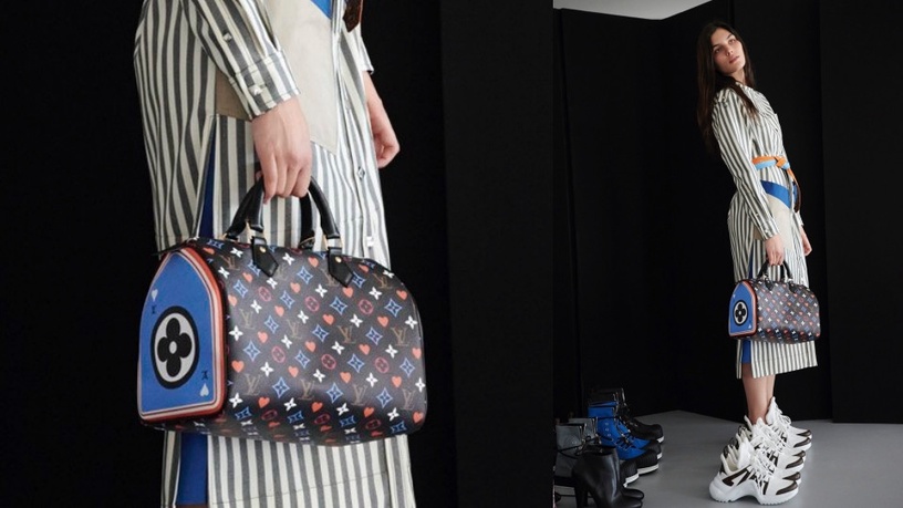 Louis Vuitton 2021早春系列亮相,大玩樸克牌老花元素!愛心老花包、樸克牌包必收!